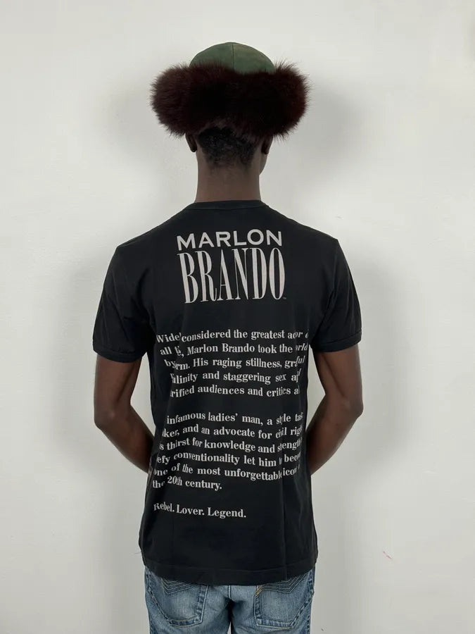 2000s Dolce & Gabbana Marlon Brando Black T-Shirt XOEBeSn 2