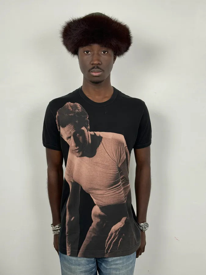 2000s Dolce & Gabbana Marlon Brando Black T-Shirt XOEBeSn 1