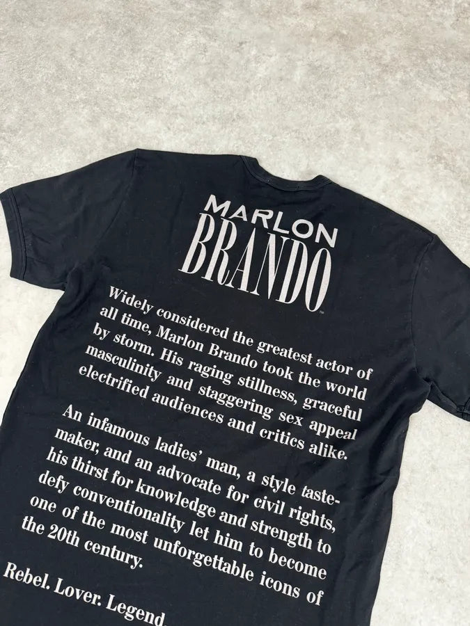 2000s Dolce & Gabbana Marlon Brando Black T-Shirt XOEBeSn 5