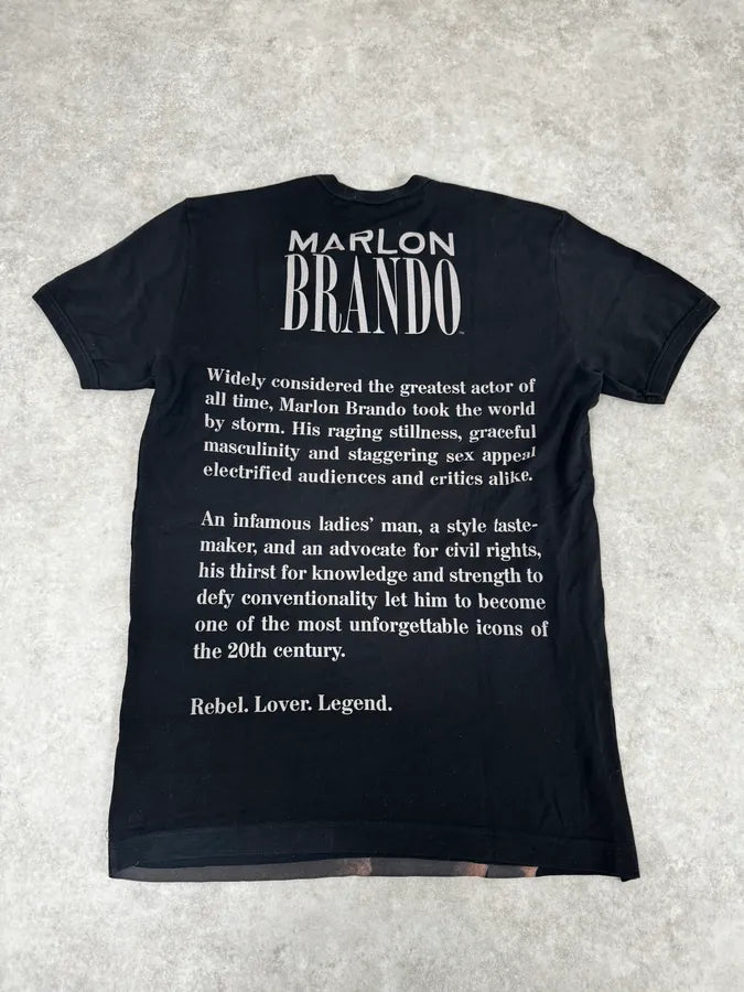 2000s Dolce & Gabbana Marlon Brando Black T-Shirt XOEBeSn 3