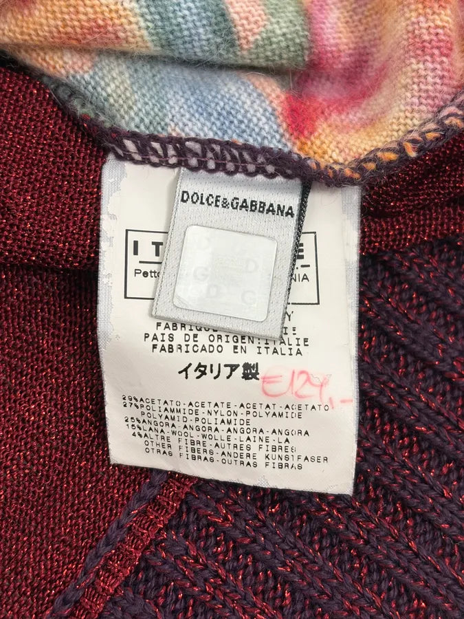 1990s Dolce & Gabbana Floral Turtleneck tHhJuzJ 8