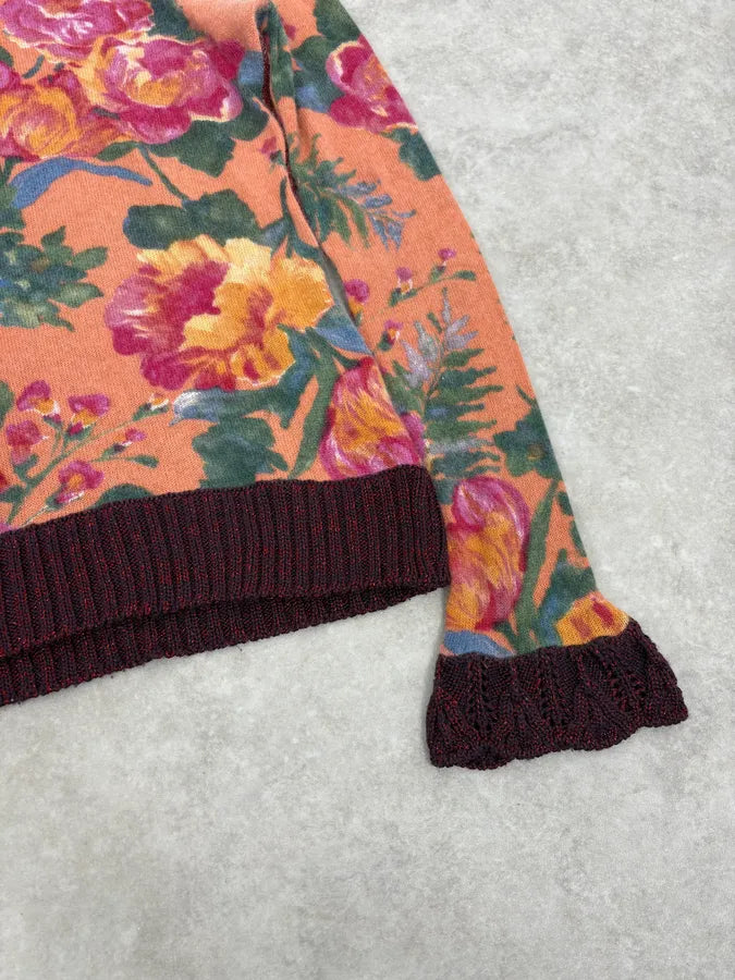 1990s Dolce & Gabbana Floral Turtleneck tHhJuzJ 6