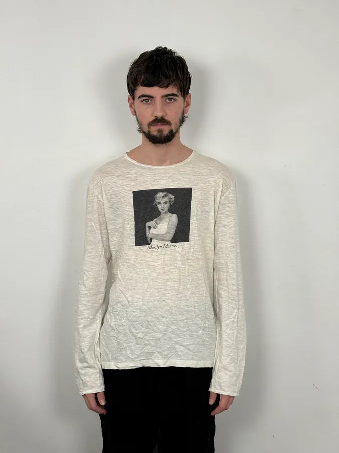 2000s Dolce & Gabbana Marylin Monroe White Longsleeves WNYsOfu 1