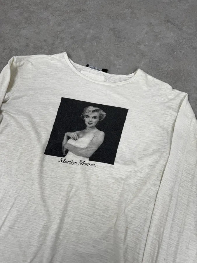 2000s Dolce & Gabbana Marylin Monroe White Longsleeves WNYsOfu 4
