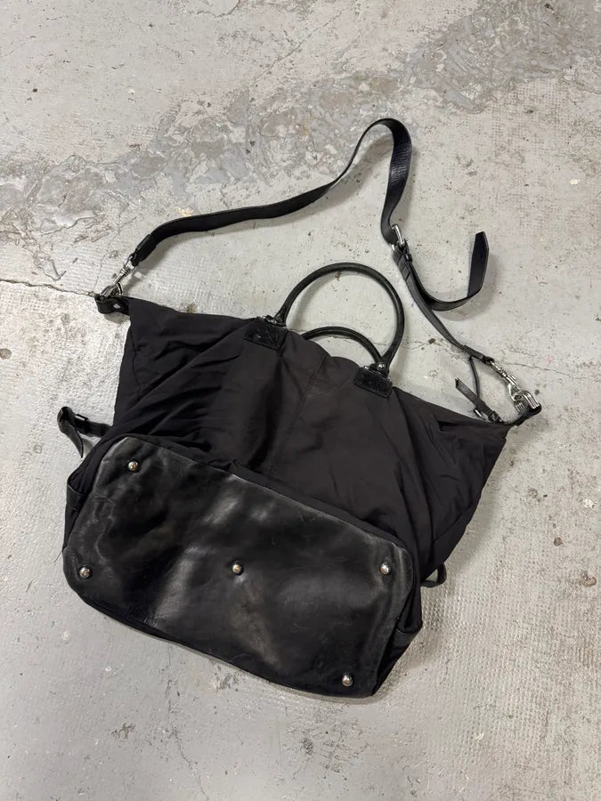 2000s Dolce & Gabbana Messenger Black Nylon Shoulder Bag BhIjwBF 4