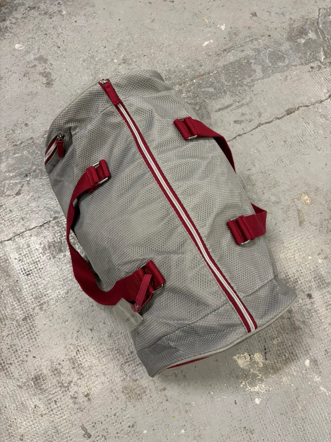 2000s Dolce & Gabbana Messenger Red Handle Grey Bag JmhIXdG 4