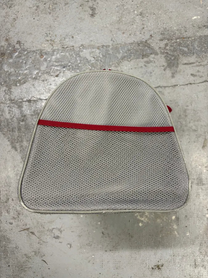 2000s Dolce & Gabbana Messenger Red Handle Grey Bag JmhIXdG 6