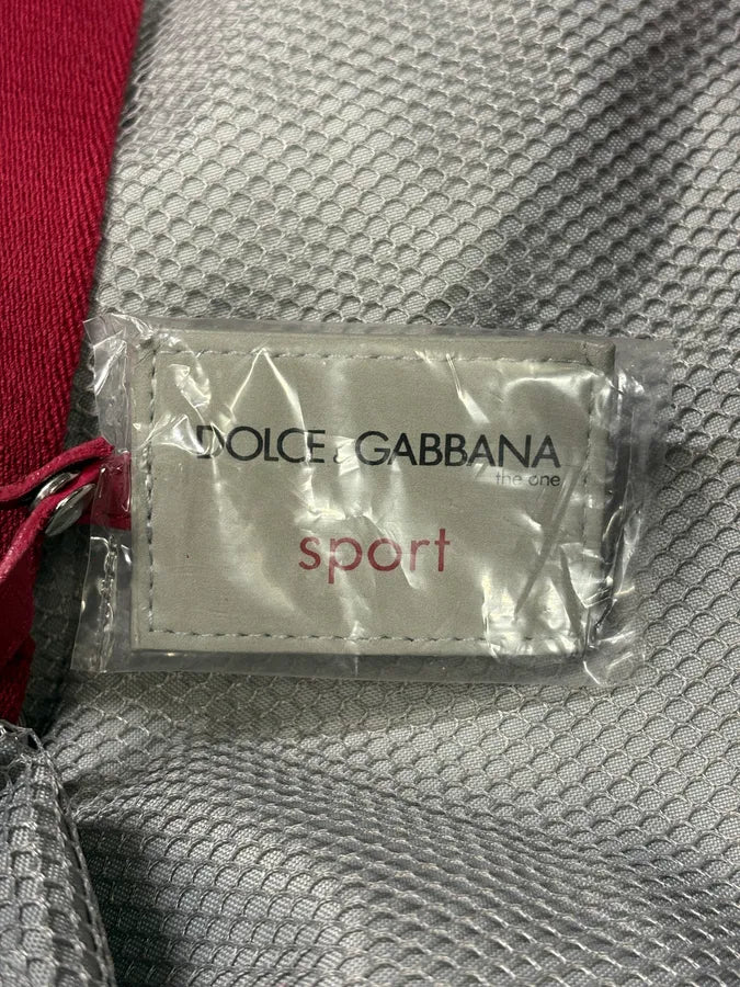 2000s Dolce & Gabbana Messenger Red Handle Grey Bag JmhIXdG 8