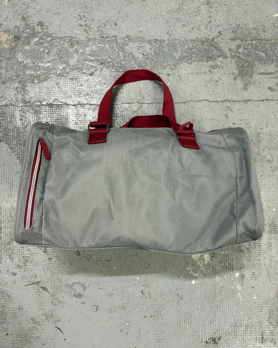 2000s Dolce & Gabbana Messenger Red Handle Grey Bag JmhIXdG 0
