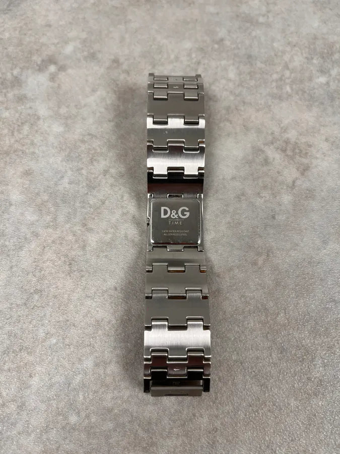 2000s Dolce & Gabbana Metal Golden & Silver Old School Watch JymrsBA 6