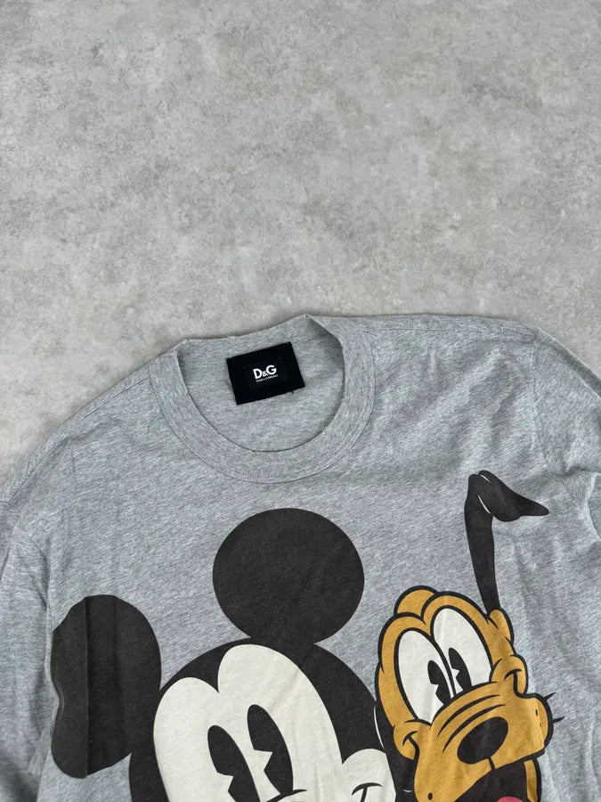 AW2010 Dolce & Gabbana Mickey & Pluto Grey Longsleeves dDPslib 4