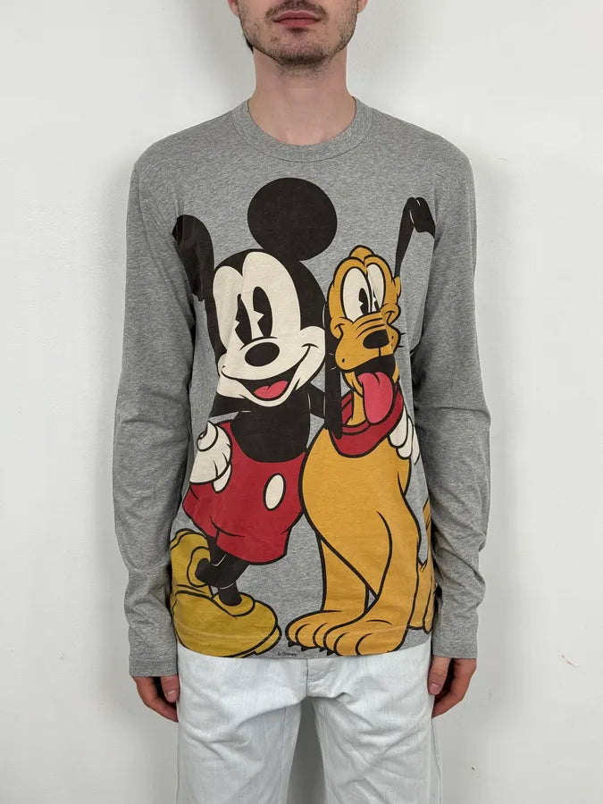 AW2010 Dolce & Gabbana Mickey & Pluto Grey Longsleeves dDPslib 2