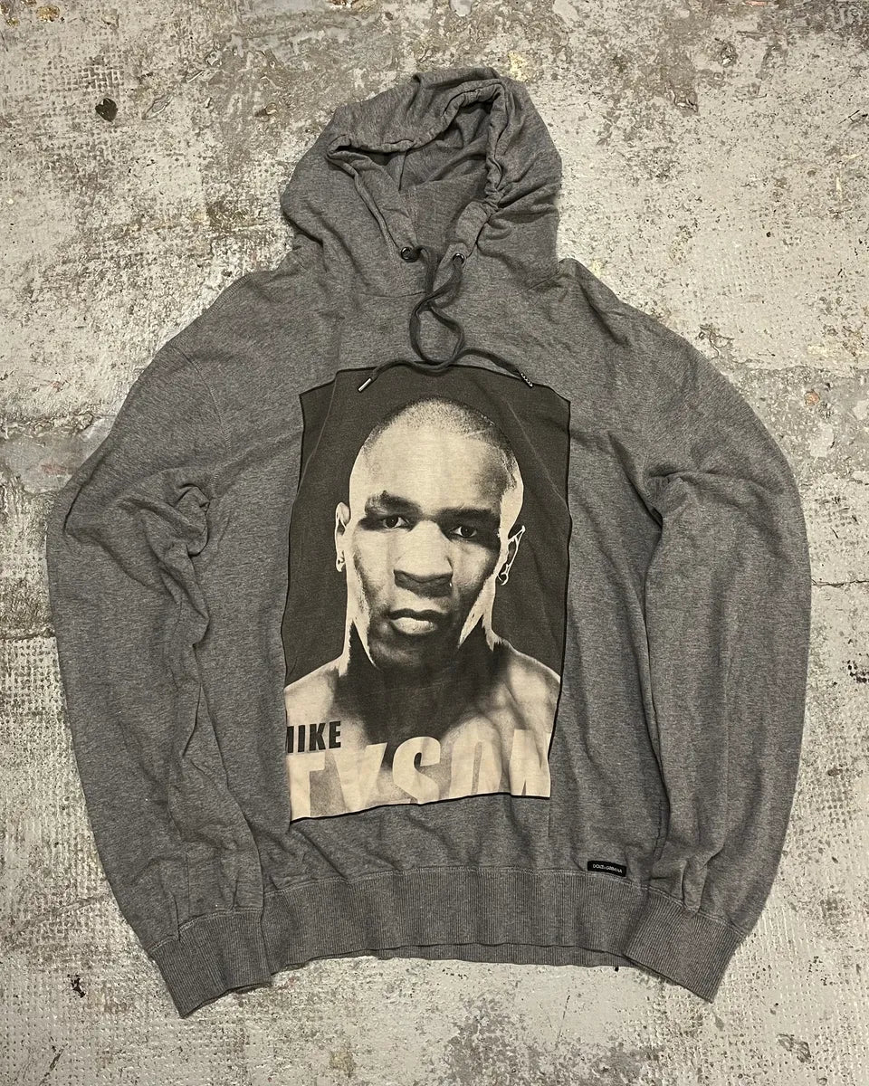 2000s Dolce & Gabbana Mike Tyson Grey Hoodie ahnqyjG 2