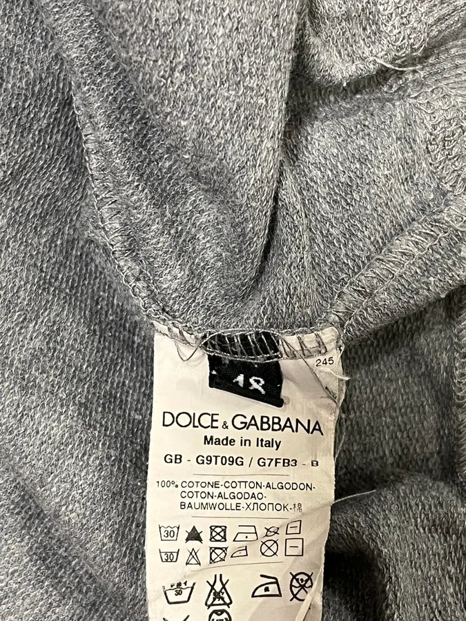 2000s Dolce & Gabbana Mike Tyson Grey Hoodie ahnqyjG 7