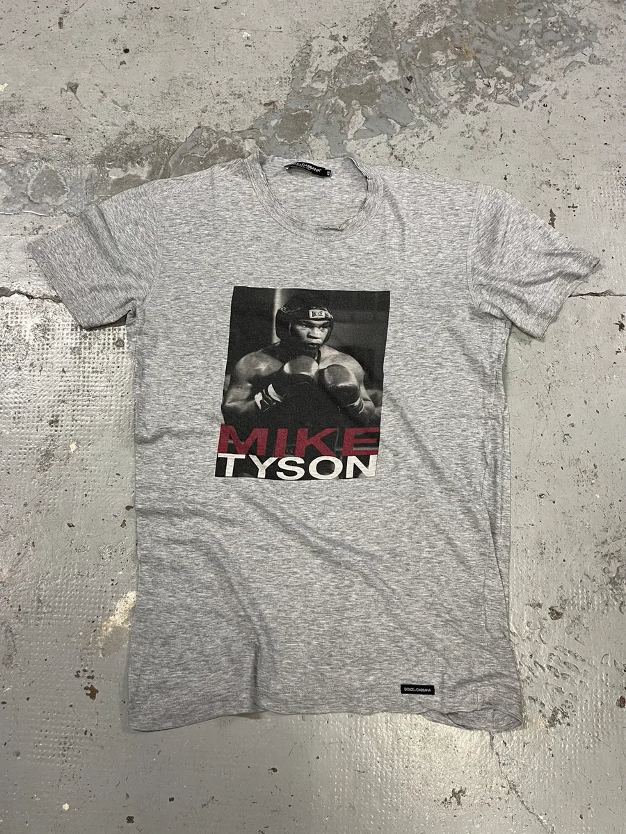 2000s Dolce & Gabbana Mike Tyson Grey T-Shirt VXCdemb 2