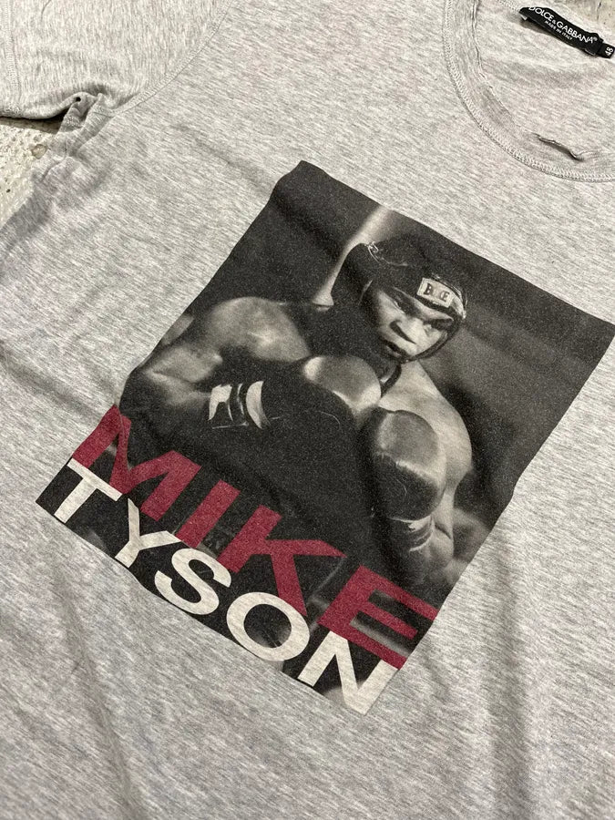 2000s Dolce & Gabbana Mike Tyson Grey T-Shirt VXCdemb 3