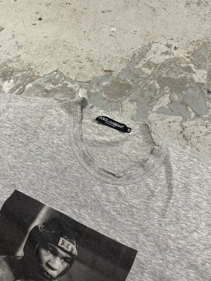 2000s Dolce & Gabbana Mike Tyson Grey T-Shirt VXCdemb 4