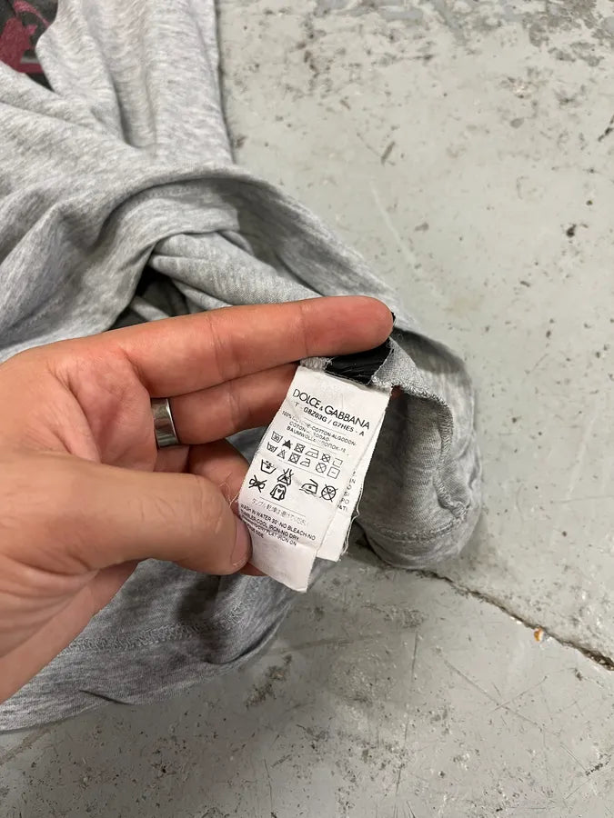 2000s Dolce & Gabbana Mike Tyson Grey T-Shirt VXCdemb 9