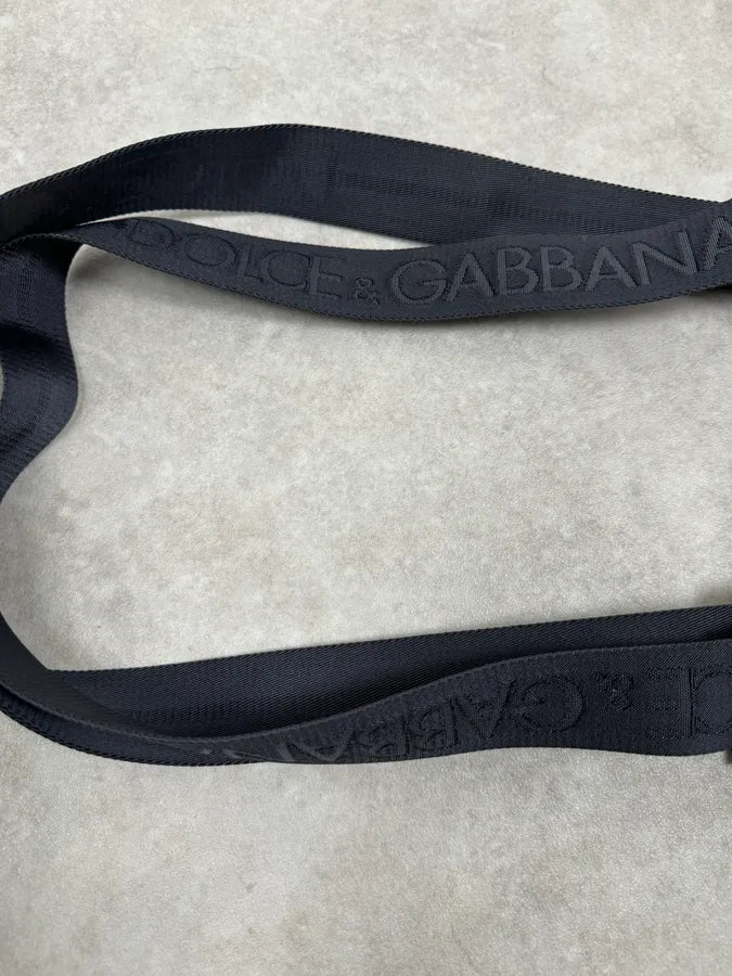 2000s Dolce & Gabbana Military Camo Aged Yellow Shoulder Bag tKxQimv 5