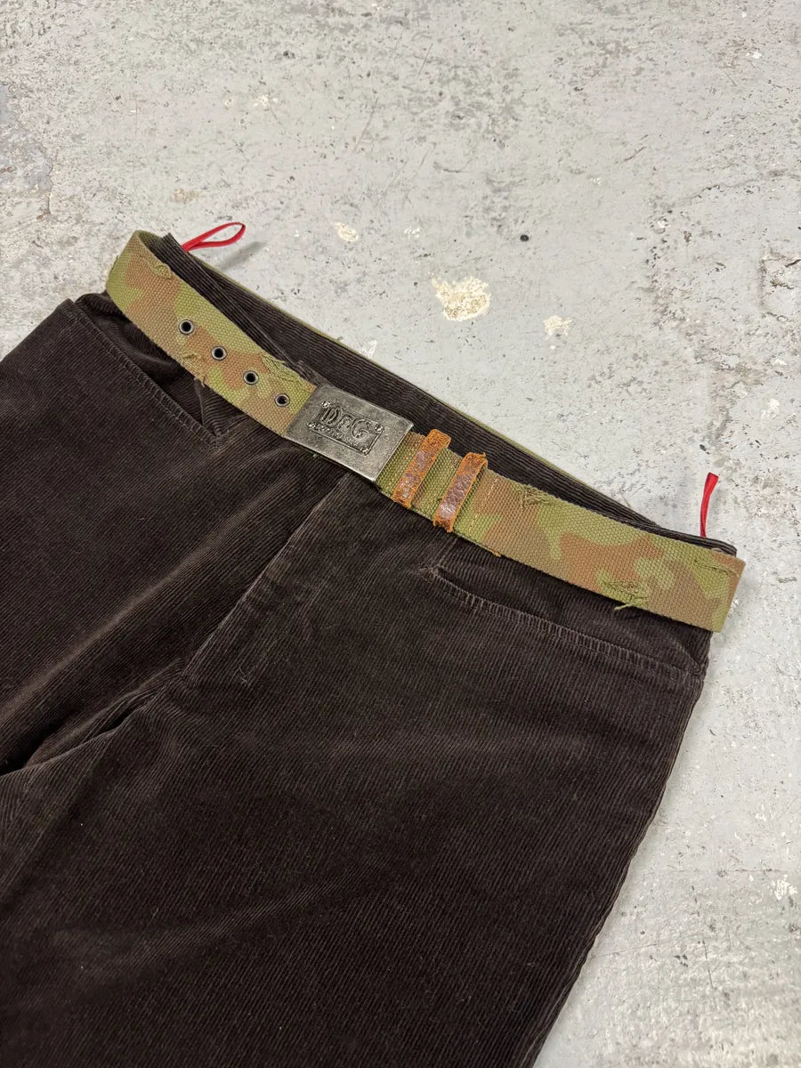2000s Dolce & Gabbana Military Camo Belt (OS) 0
