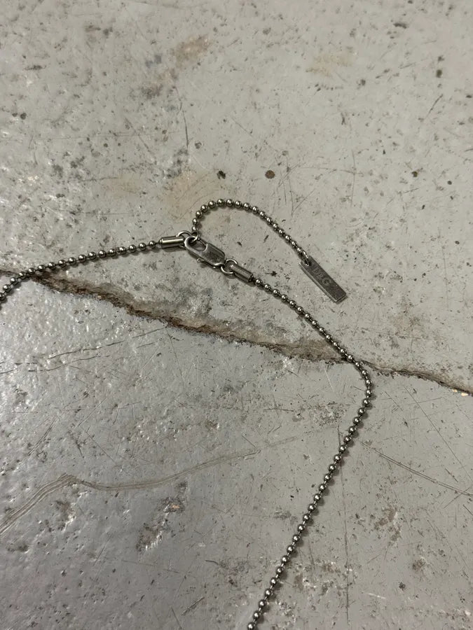 2000s Dolce & Gabbana Military Dog Tag Ball Chain Necklace TPIpmXd 5