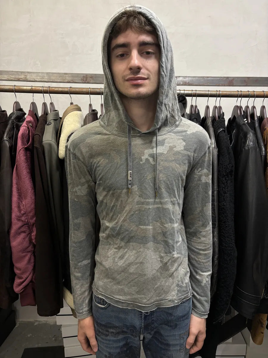 2000s Dolce & Gabbana Military Camo Green Hoodie CdKRrBP 2