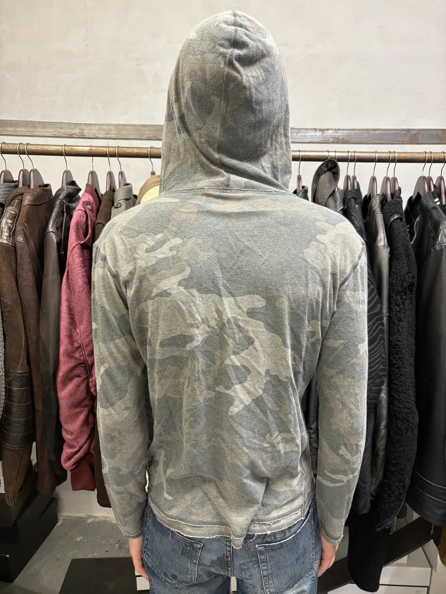 2000s Dolce & Gabbana Military Camo Green Hoodie CdKRrBP 3