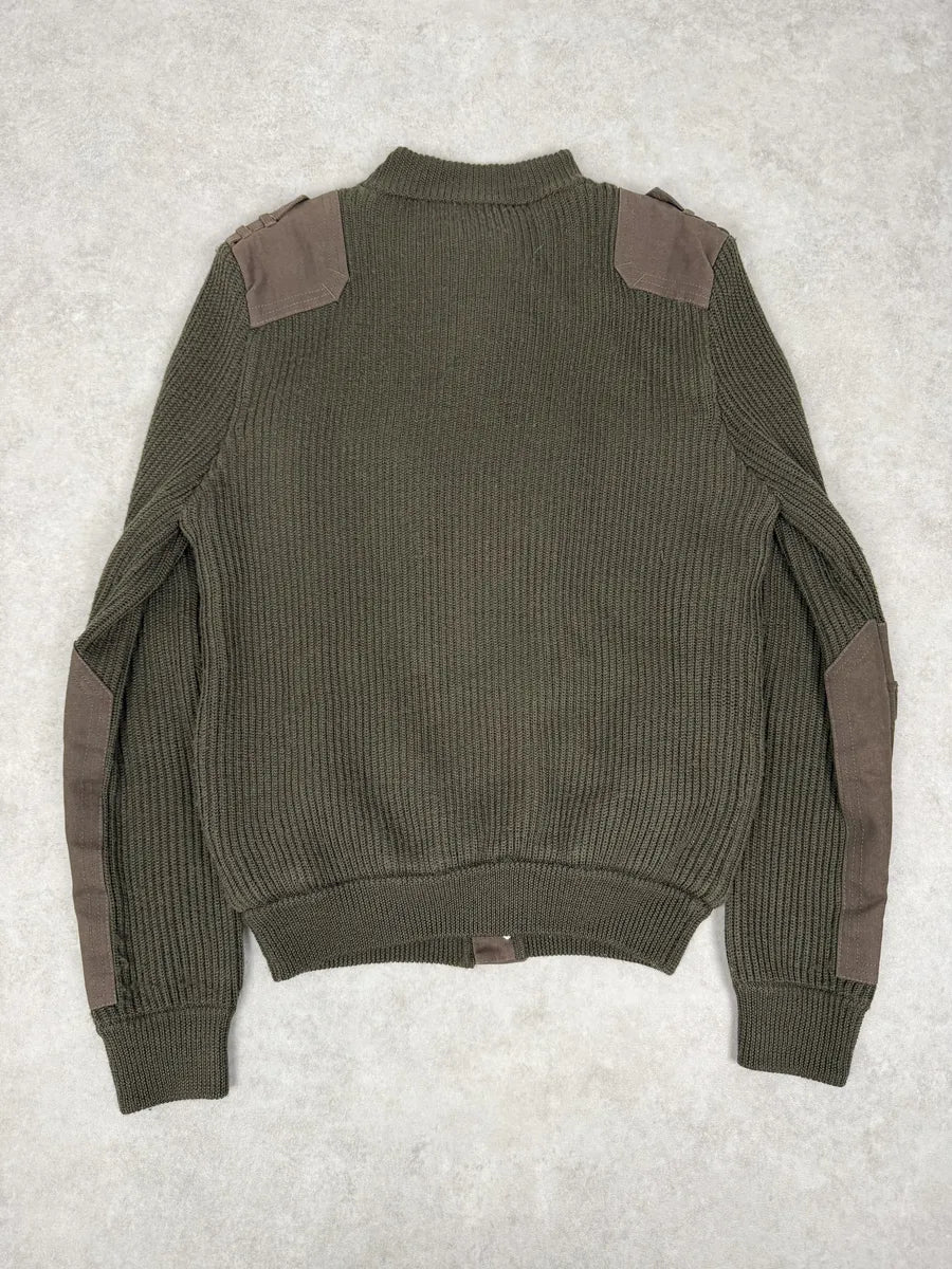 2000s Dolce & Gabbana Military Green Two Tone Cargo Zip-up Sweater heFEHXt 4
