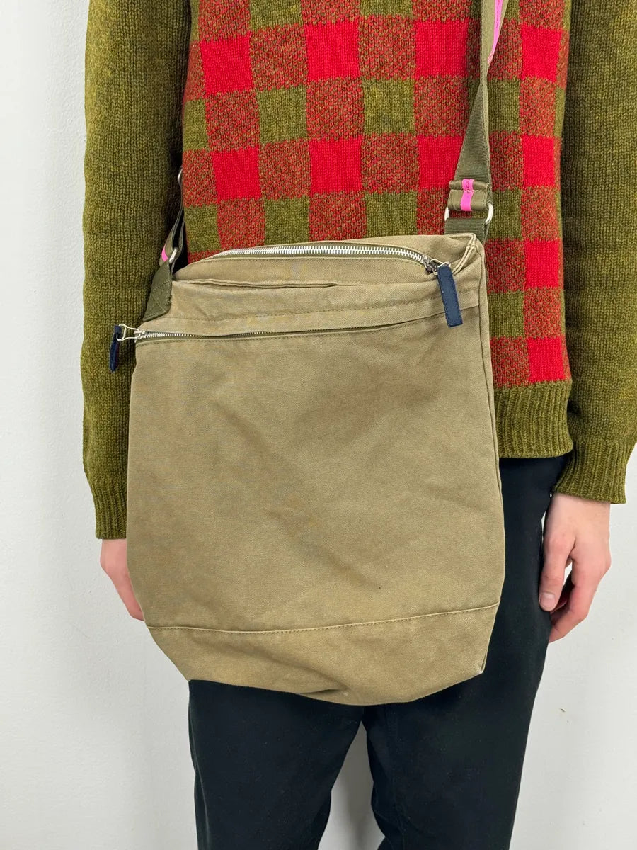 2000s Dolce & Gabbana Military Khaki Shoulder Bag NzCLuyD 1