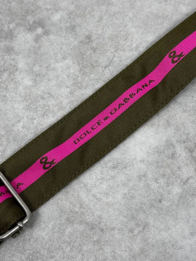2000s Dolce & Gabbana Military Khaki Shoulder Bag NzCLuyD 5