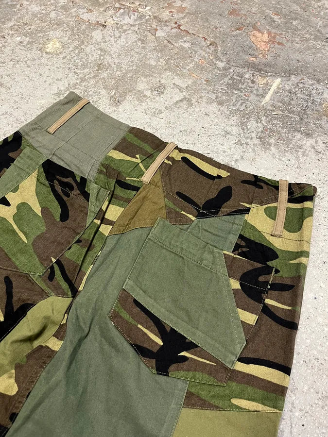 2000s Dolce & Gabbana Military Patchwork Khaki Pants (M) geiiXGp 7