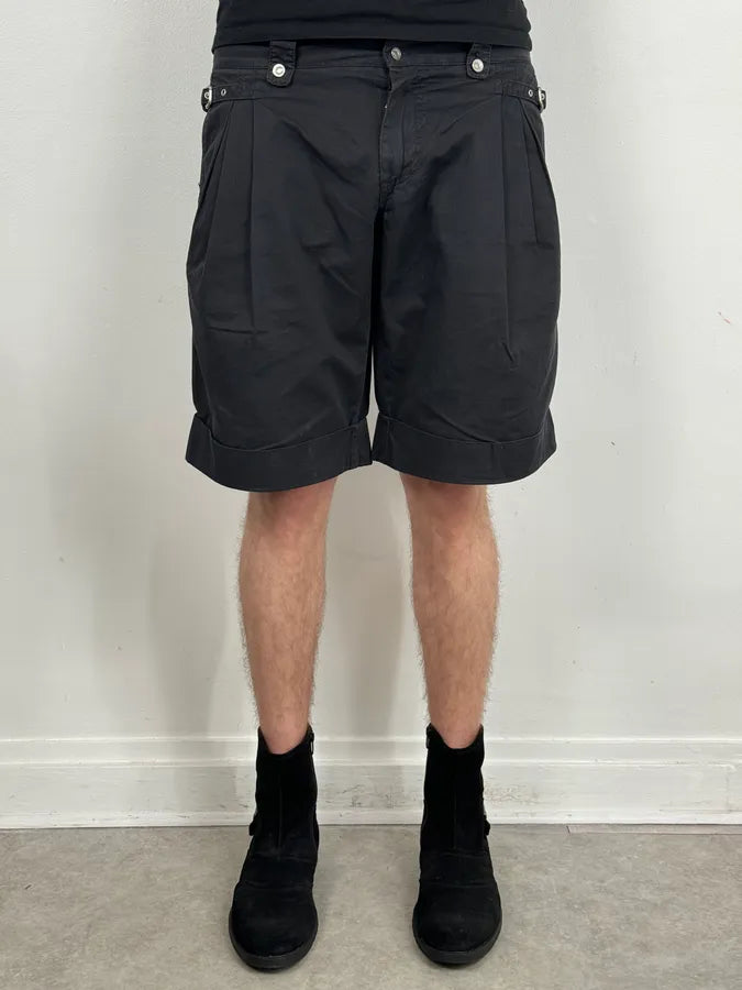 2000s Dolce & Gabbana Minimalist Black Shorts yEGhzID 1