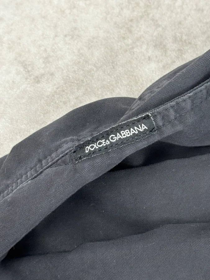 2000s Dolce & Gabbana Minimalist Black Shorts yEGhzID 10