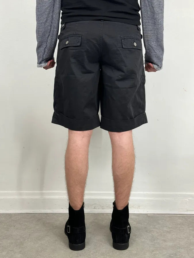 2000s Dolce & Gabbana Minimalist Black Shorts yEGhzID 3