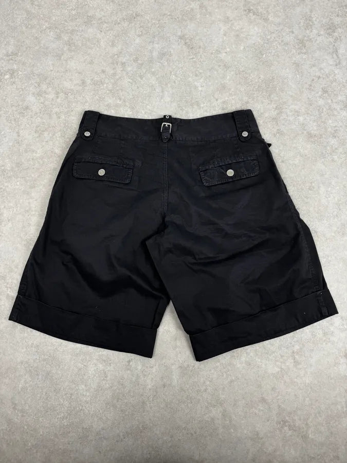 2000s Dolce & Gabbana Minimalist Black Shorts yEGhzID 4
