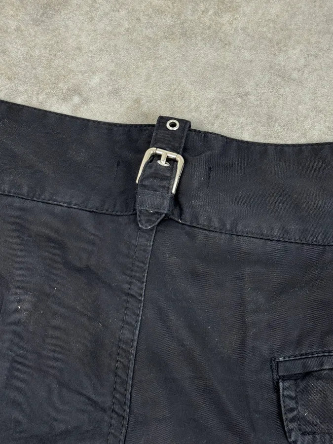 2000s Dolce & Gabbana Minimalist Black Shorts yEGhzID 8