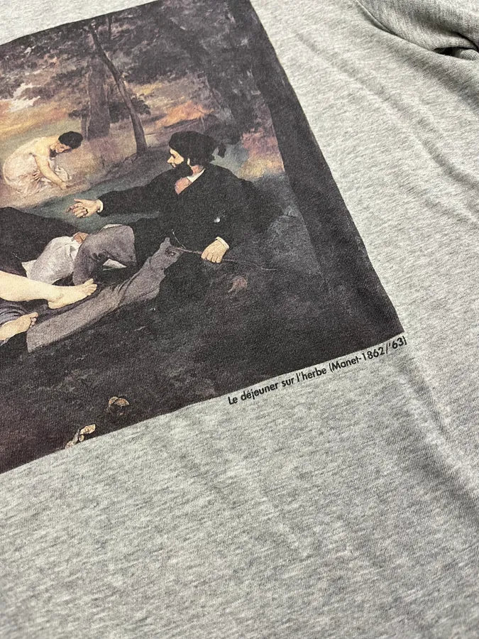 2000s Dolce & Gabbana Monet « Dejeuner » Grey T-Shirt jkXSPNi 4