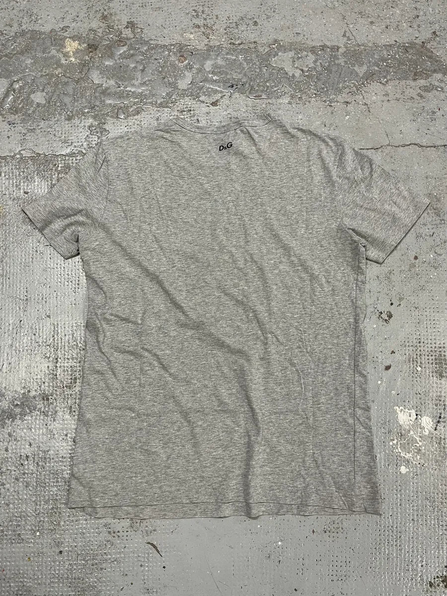 2000s Dolce & Gabbana Monet « Dejeuner » Grey T-Shirt jkXSPNi 5