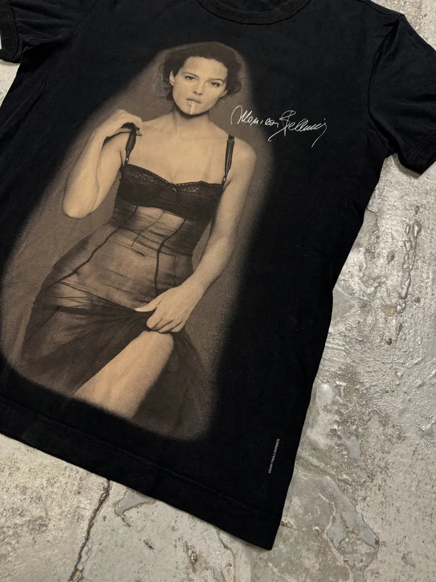 2000s Dolce & Gabbana Monica Bellucci Black T-Shirt IXPdMuA 5
