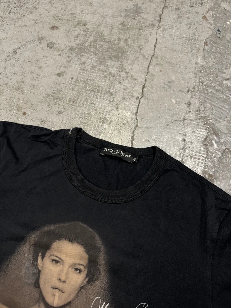 2000s Dolce & Gabbana Monica Bellucci Black T-Shirt IXPdMuA 8