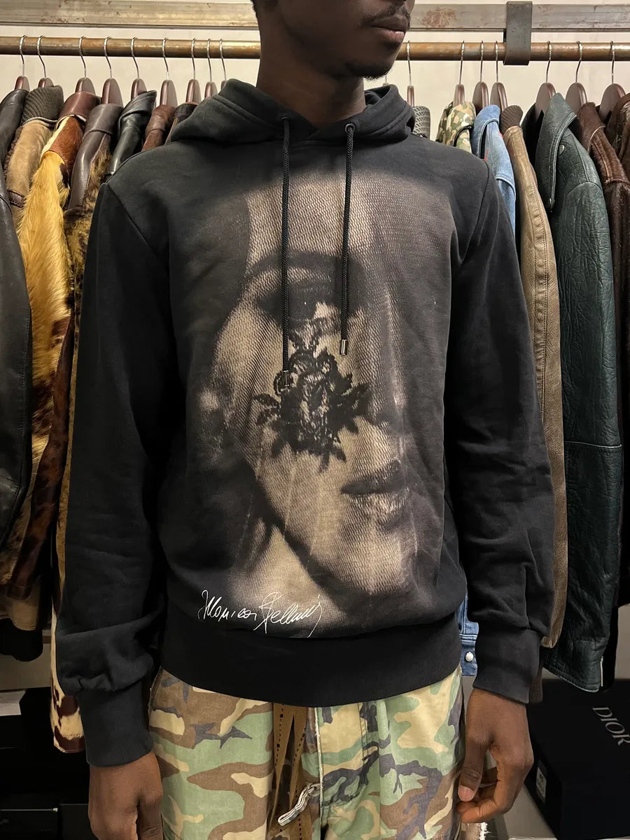 2000s Dolce & Gabbana Monica Belluci Black Hoodie XoMoCmA 1