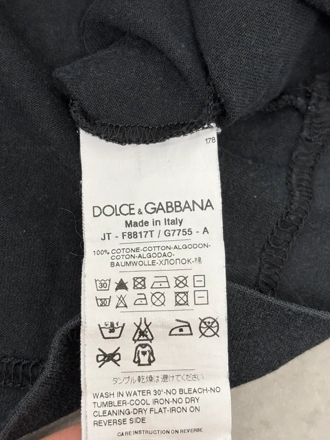 2000s Dolce & Gabbana Monica Belluci Black Longsleeves abarMBX 8