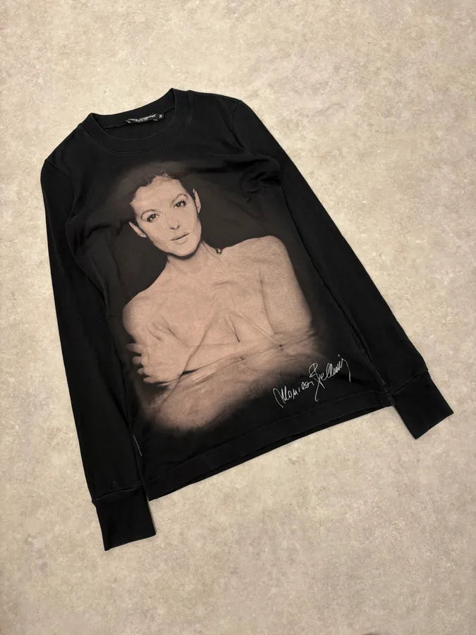 2000s Dolce & Gabbana Monica Belluci Black Longsleeves abarMBX 3