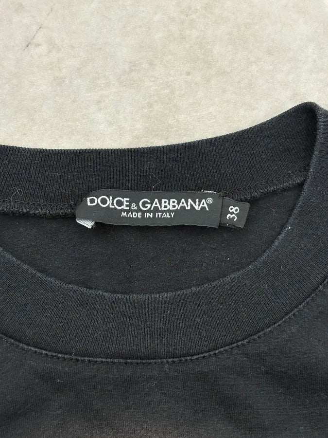 2000s Dolce & Gabbana Monica Belluci Black Longsleeves abarMBX 7
