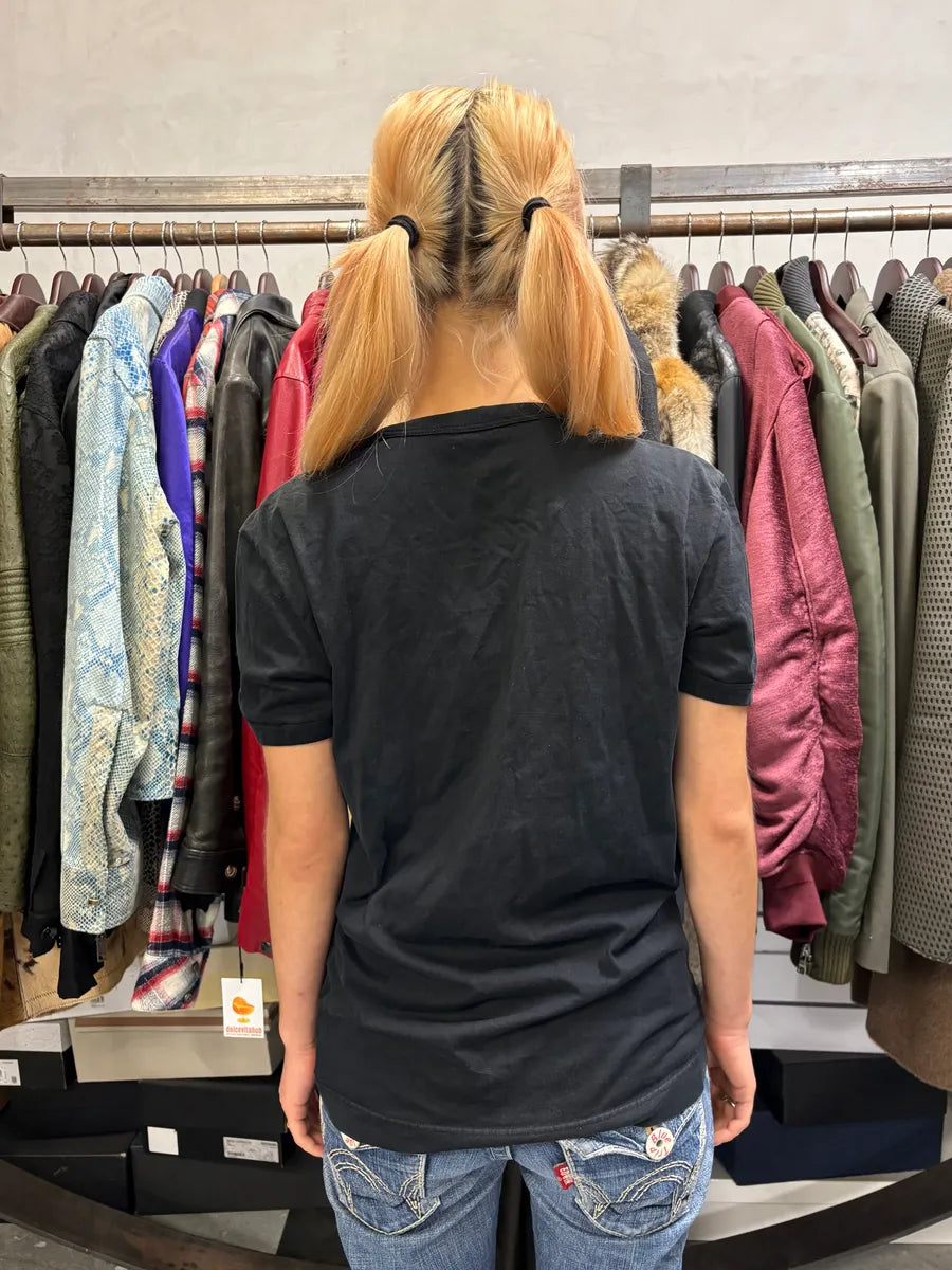 2000s Dolce & Gabbana Monica Belluci Black T-Shirt DCFXMll 2