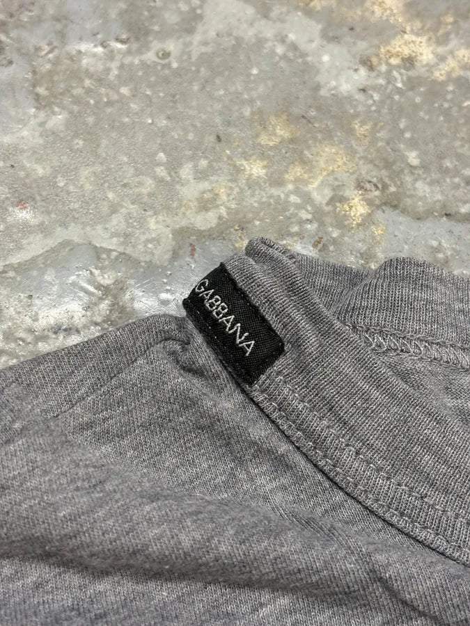 2000s Dolce & Gabbana Monica Belluci Grey T-Shirt IESlsFR 6