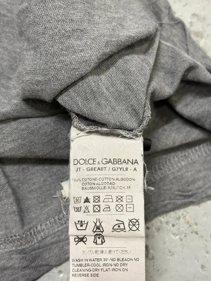 2000s Dolce & Gabbana Monica Belluci Grey T-Shirt IESlsFR 8