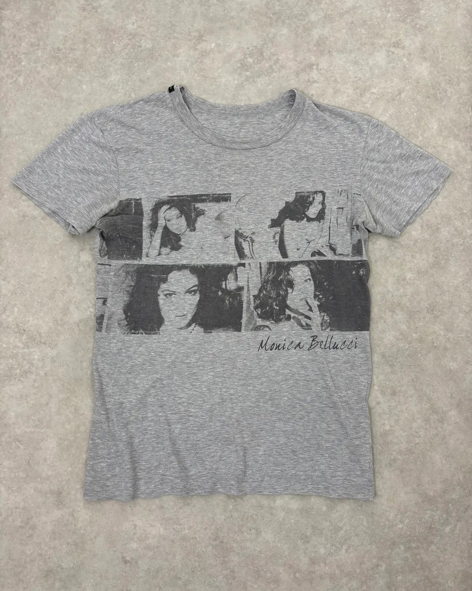 2000s Dolce & Gabbana Monica Belluci Grey T-Shirt RFlijRp 0