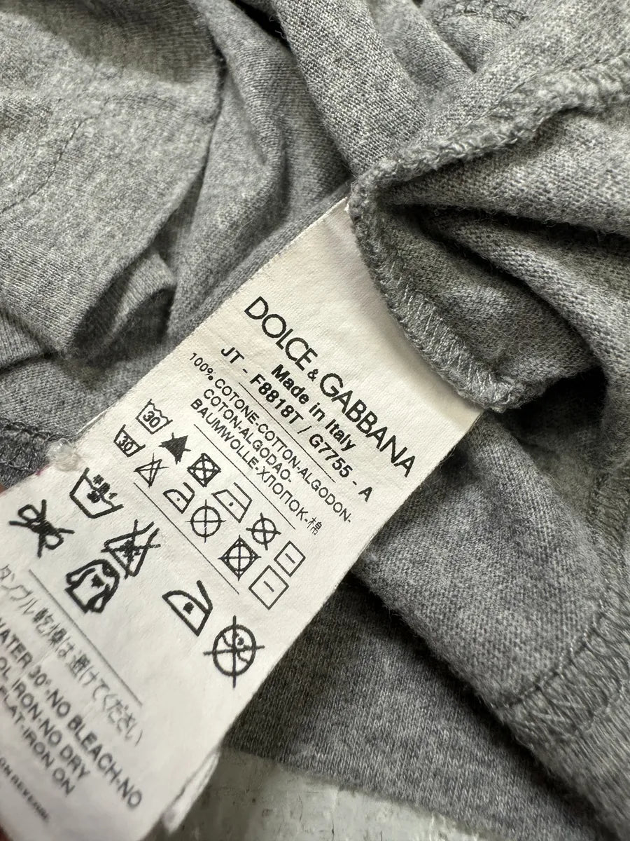 2000s Dolce & Gabbana Monica Belluci Grey T-Shirt FOTcHnV 3