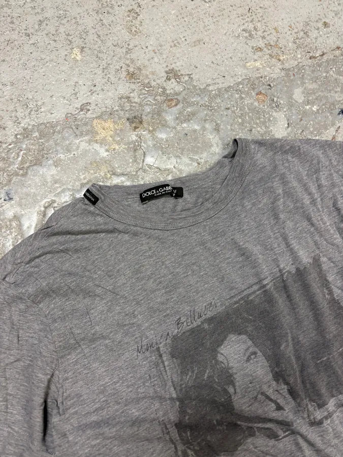 2000s Dolce & Gabbana Monica Belluci Grey T-Shirt IESlsFR 4